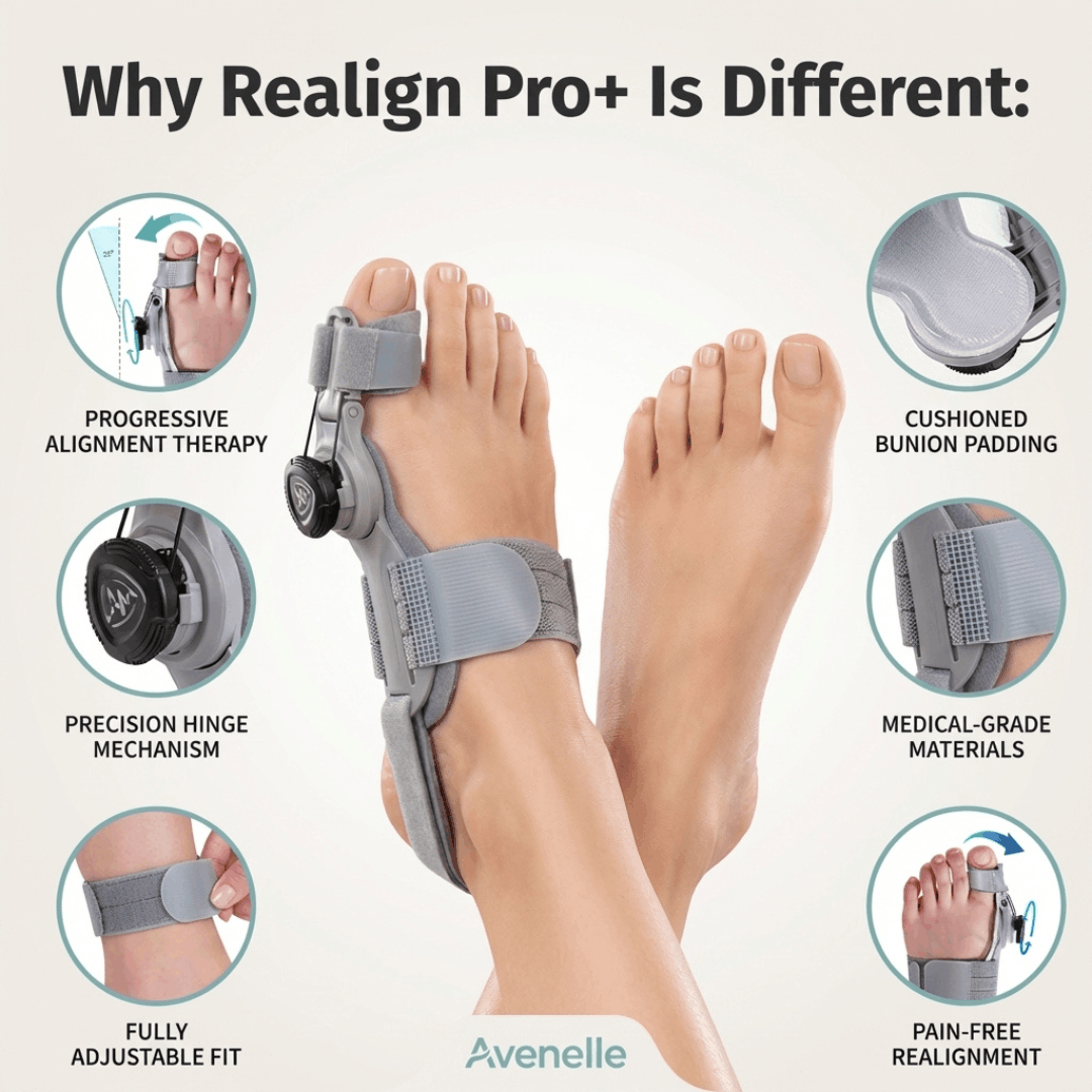 Avenelle™ Realign Pro+ Foot Corrector – Restore Natural Toe Alignment