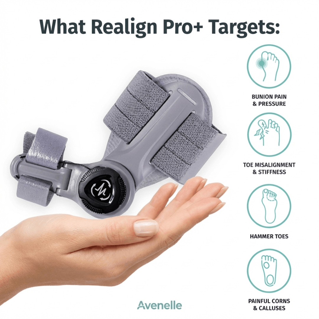 Avenelle™ Realign Pro+ Foot Corrector – Restore Natural Toe Alignment