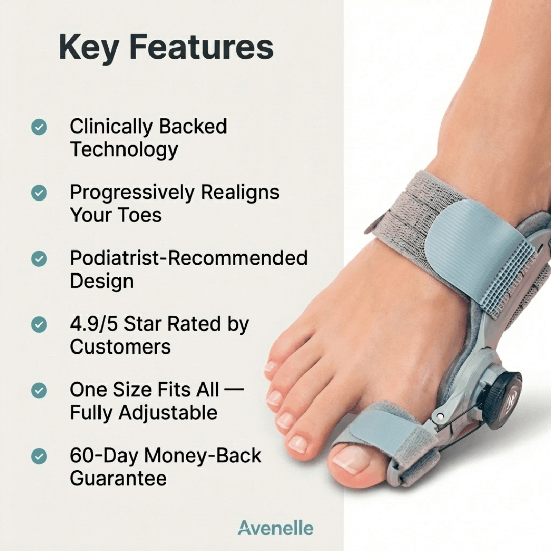 Avenelle™ Realign Pro+ Foot Corrector – Restore Natural Toe Alignment